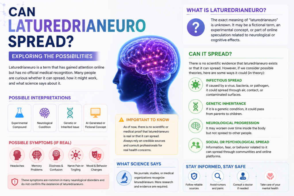 Can Laturedrianeuro Spread? Understanding the Mystery Behind the Term can laturedrianeuro spread