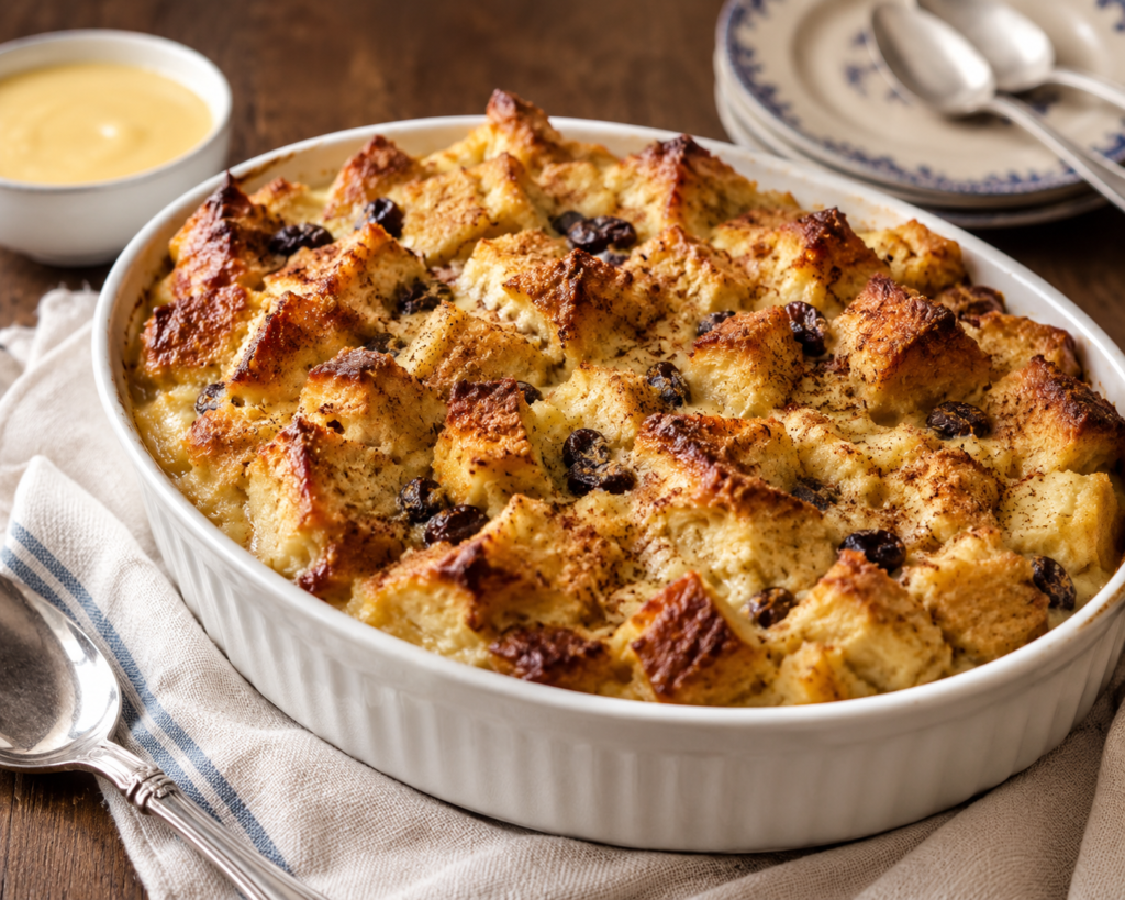 old fashioned bread pudding