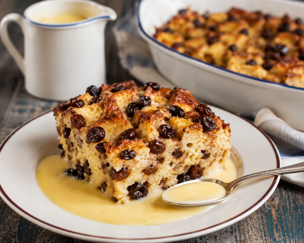 English Bread Pudding: A Traditional British Dessert with Timeless Appeal english bread pudding