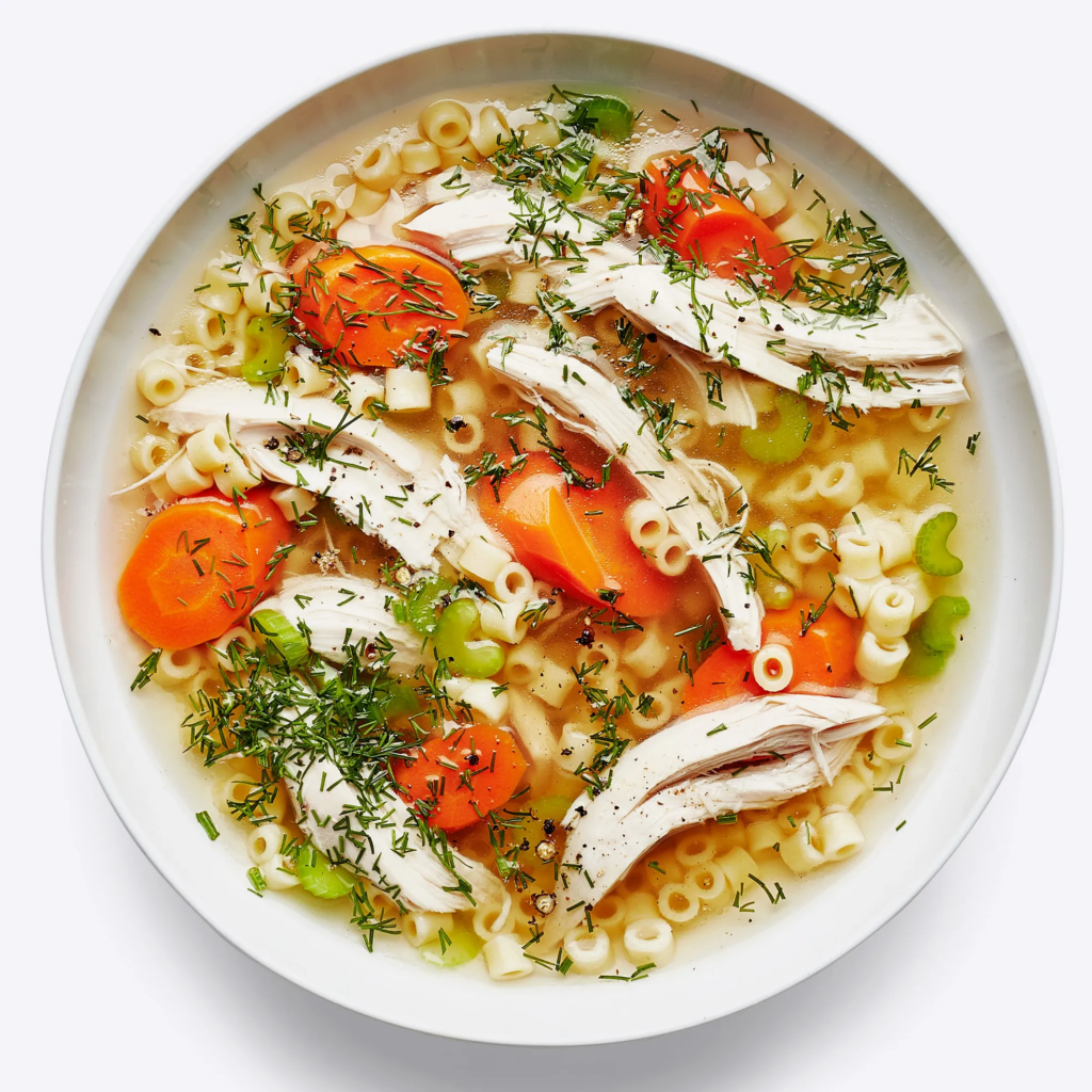 chicken noodle soup
