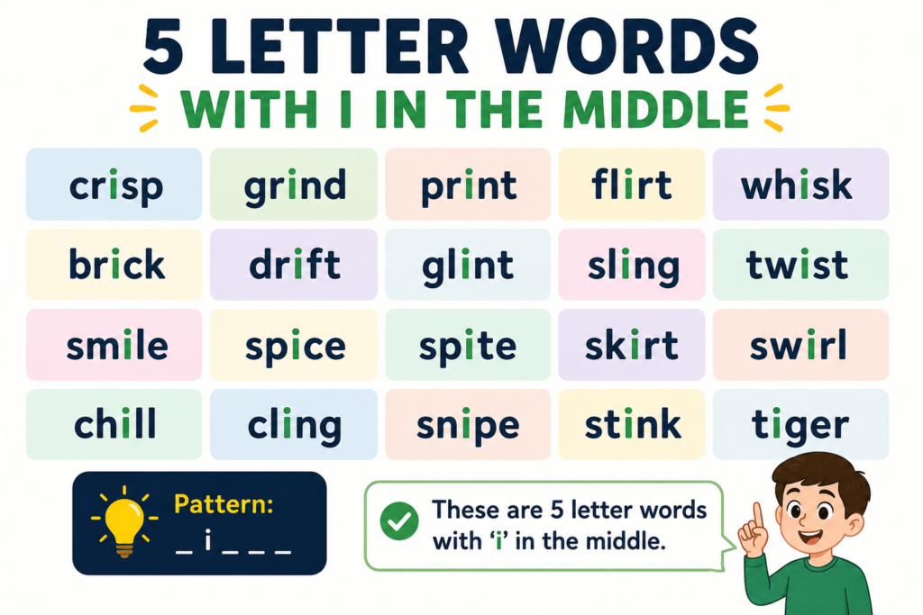 5 Letter Words with I in the Middle Games: A Complete Guide for Word Puzzle Players 5 letter words with i in the middle
