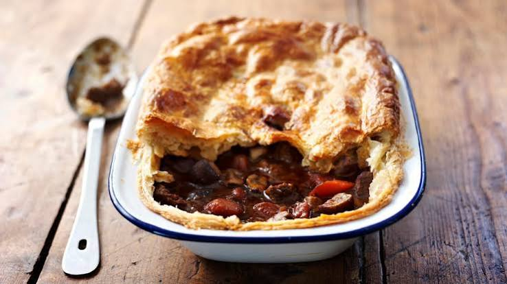 steak and ale pie
