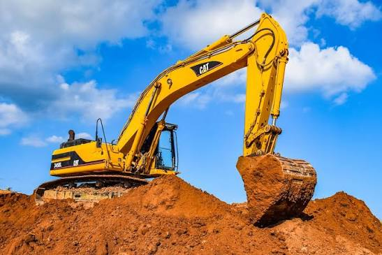 excavating