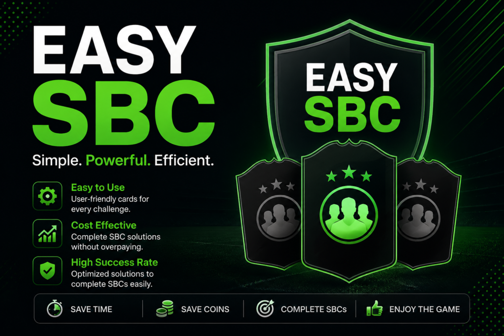Easy SBC: The Complete Guide to Solving Squad Building Challenges Faster in EA Sports FC easy sbc