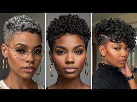 Low Maintenance Short Natural Haircuts for Black Females: Stylish, Easy and Beautiful Ideas low maintenance short natural haircuts for black females